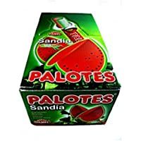Los mejores  - Palotes Damel - sabor sandía 200 unidades